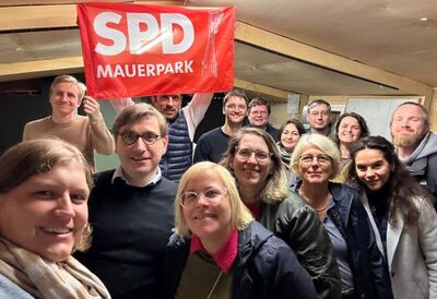 Die SPD Mauerpark freut sich auf die Bundestagswahl