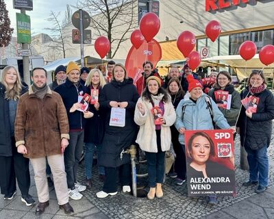 Alex Wend und die SPD Mauerpark